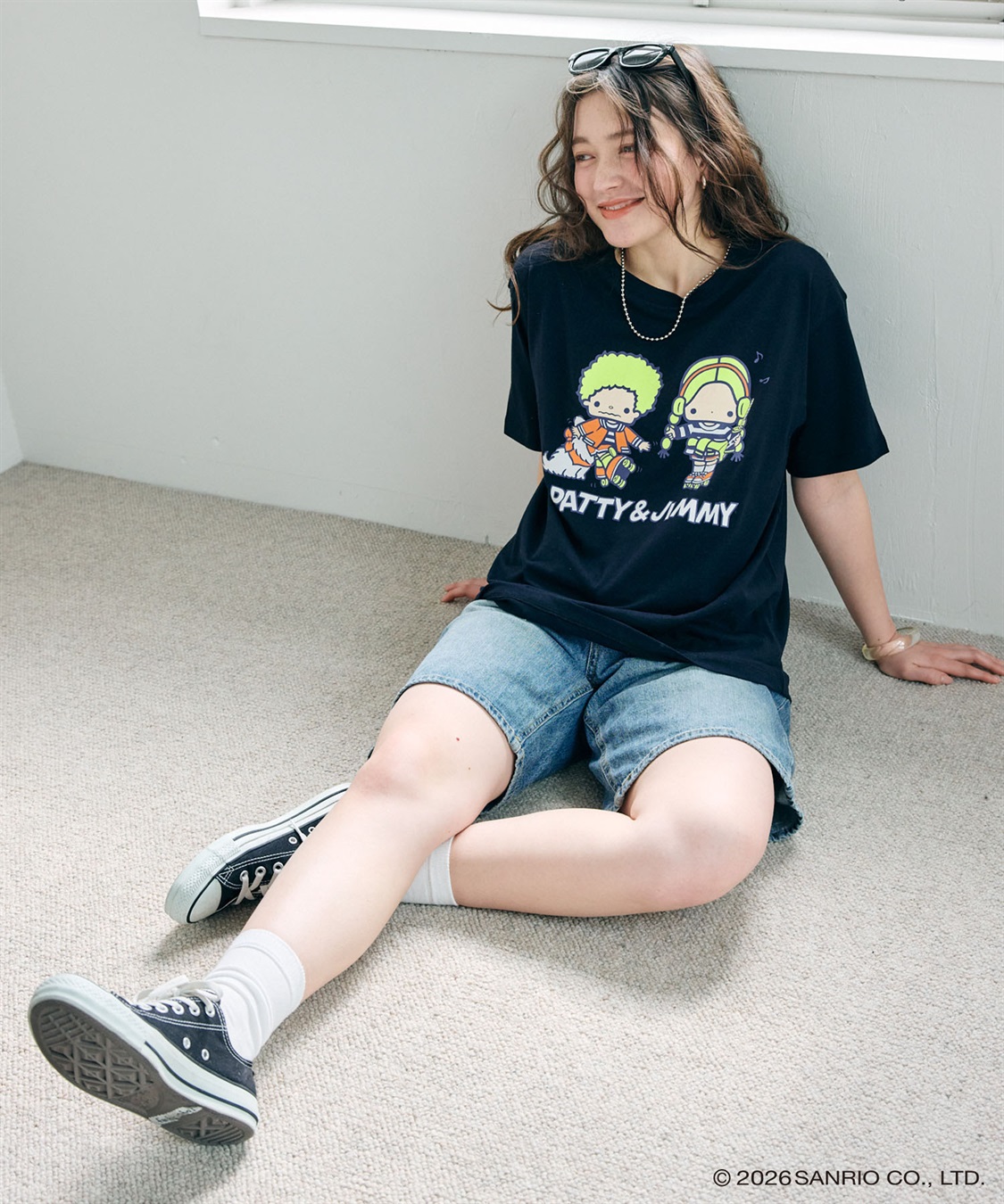 Life Style by cross marche 【sanrio characters】パティ＆ジミープリント半袖Tシャツ《サンリオキャラクターズ》_sub_5