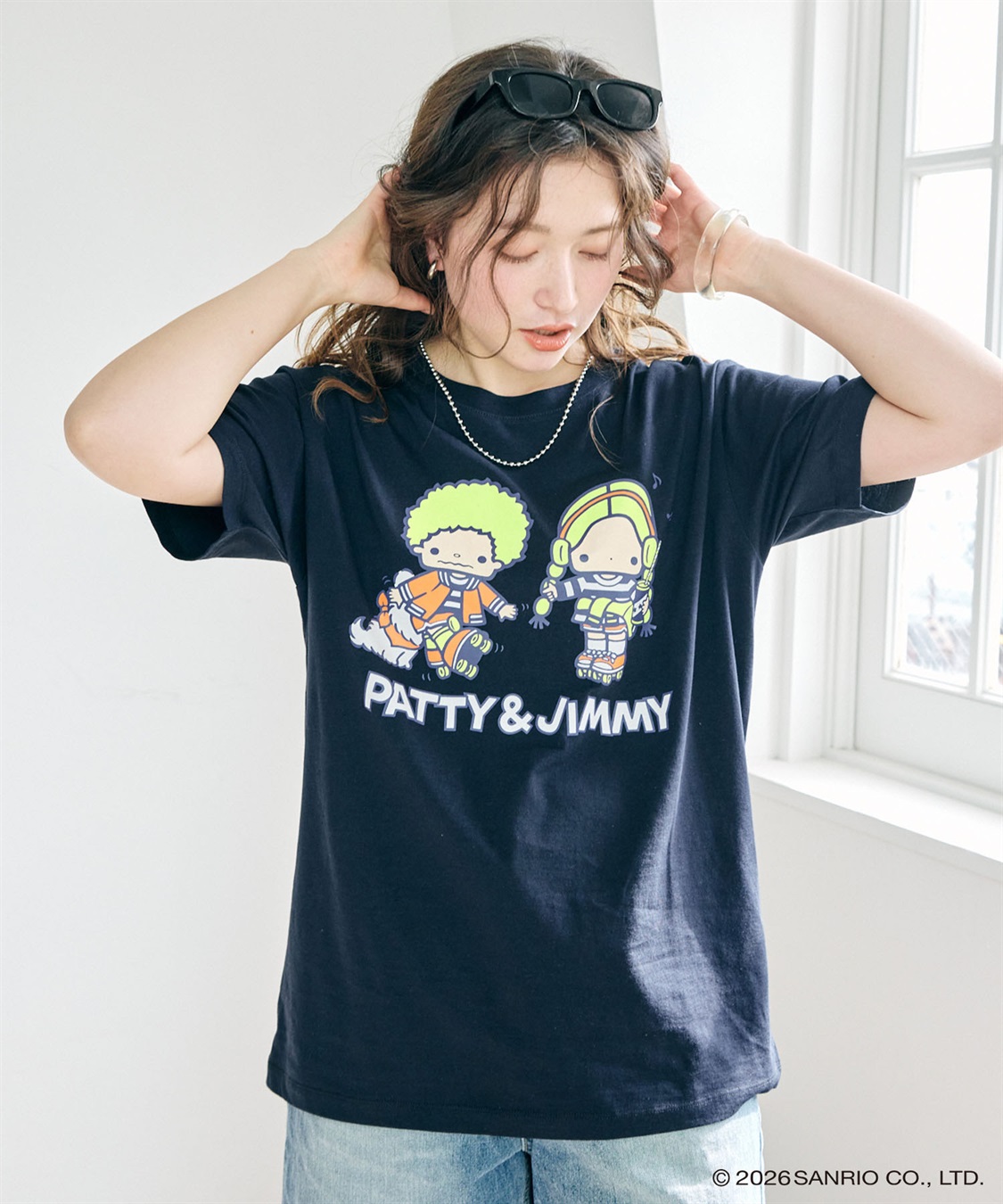 Life Style by cross marche 【sanrio characters】パティ＆ジミープリント半袖Tシャツ《サンリオキャラクターズ》_sub_6