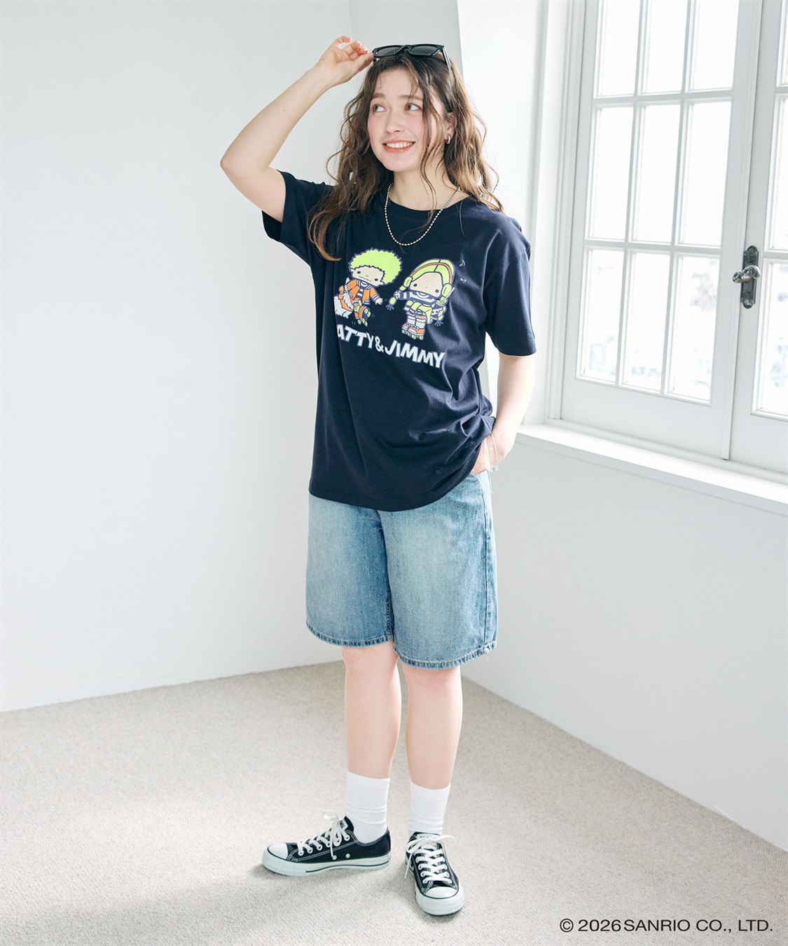 Life Style by cross marche 【sanrio characters】パティ＆ジミープリント半袖Tシャツ《サンリオキャラクターズ》_sub_9