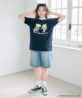 Life Style by cross marche 【sanrio characters】パティ＆ジミープリント半袖Tシャツ《サンリオキャラクターズ》_subthumb_10