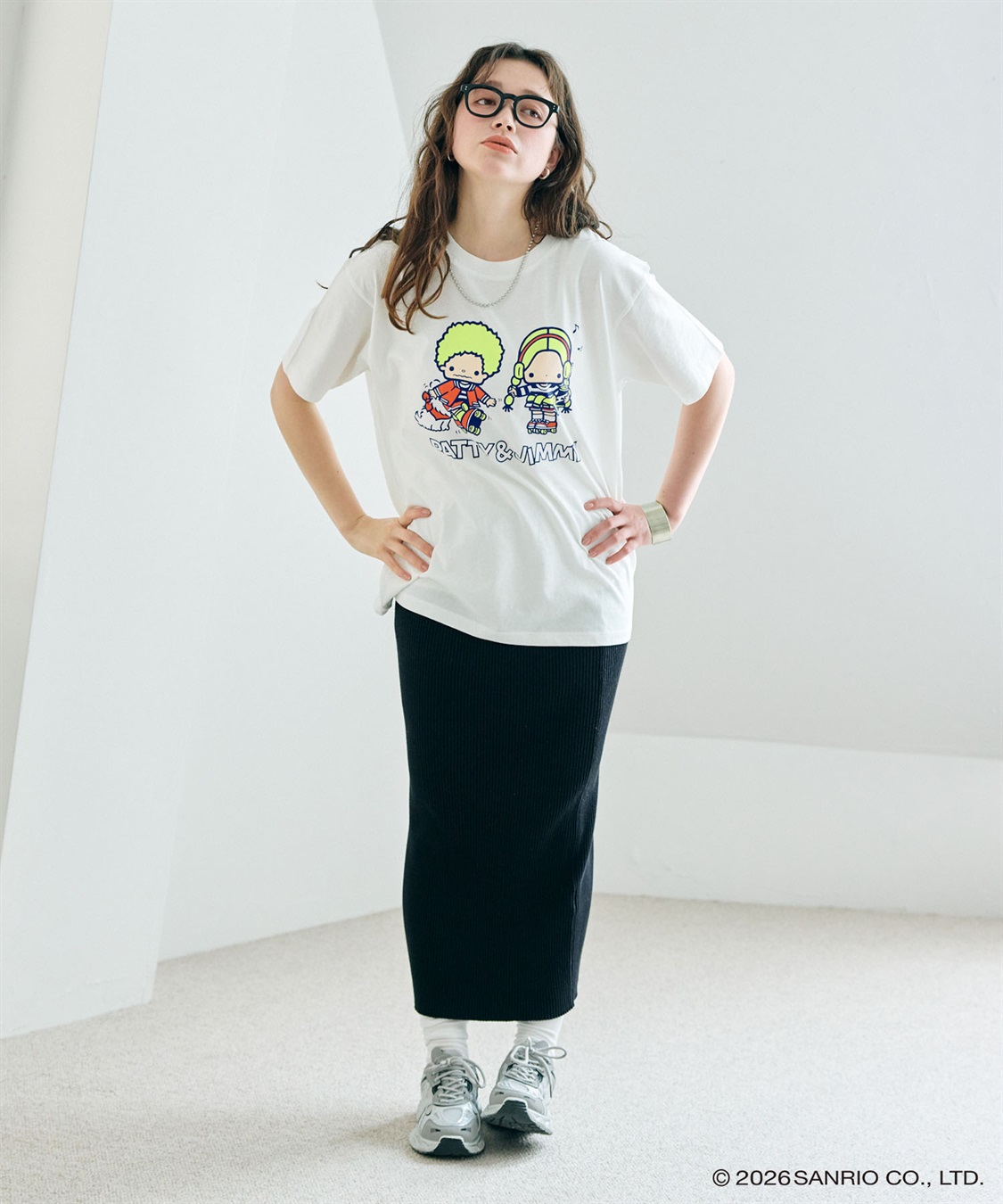 Life Style by cross marche 【sanrio characters】パティ＆ジミープリント半袖Tシャツ《サンリオキャラクターズ》_sub_16