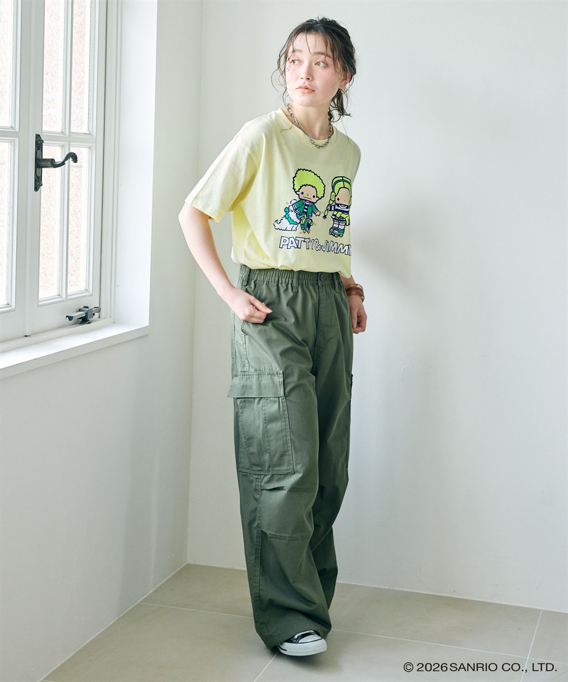 Life Style by cross marche 【sanrio characters】パティ＆ジミープリント半袖Tシャツ《サンリオキャラクターズ》_sub_23