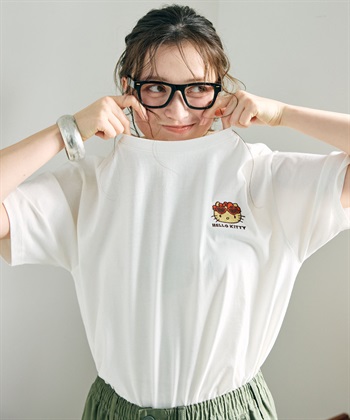 Life Style by cross marche 【sanrio characters】HELLO KITTY/日焼けキティ半袖Tシャツ《サンリオキャラクターズ》_subthumb_11