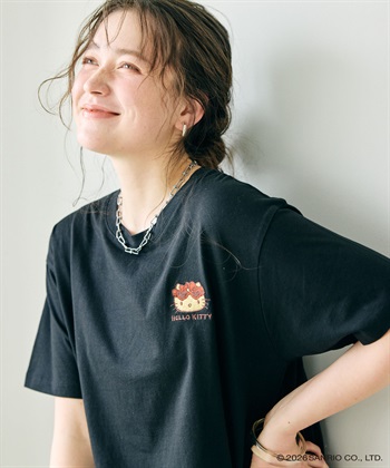 Life Style by cross marche 【sanrio characters】HELLO KITTY/日焼けキティ半袖Tシャツ《サンリオキャラクターズ》_subthumb_20