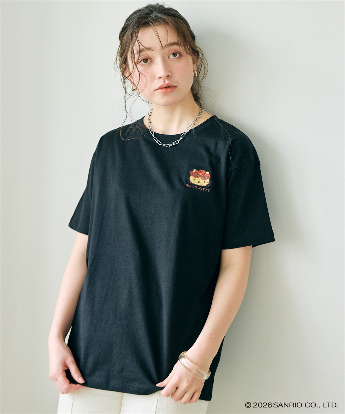 Life Style by cross marche 【sanrio characters】HELLO KITTY/日焼けキティ半袖Tシャツ《サンリオキャラクターズ》_sub_21