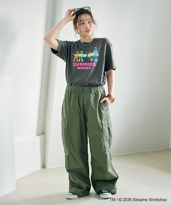 chara station 【セサミストリート/SESAME STREET】サーフフォトプリントTシャツ（ELMO＆FRIENDS）_subthumb_7