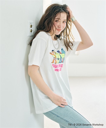 chara station 【セサミストリート/SESAME STREET】サーフフォトプリントTシャツ（ELMO＆FRIENDS）_subthumb_8