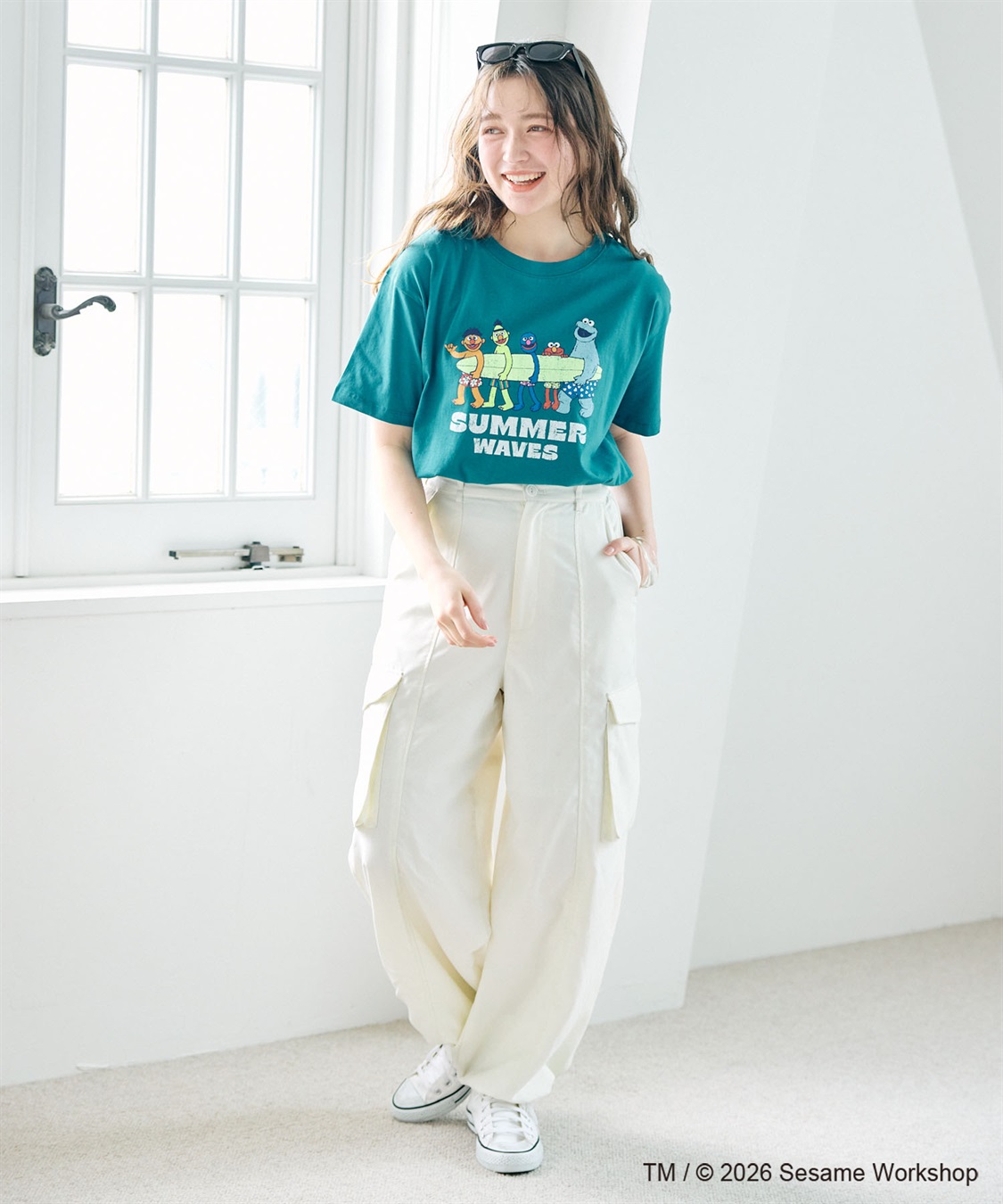 chara station 【セサミストリート/SESAME STREET】サーフフォトプリントTシャツ（ELMO＆FRIENDS）_sub_17