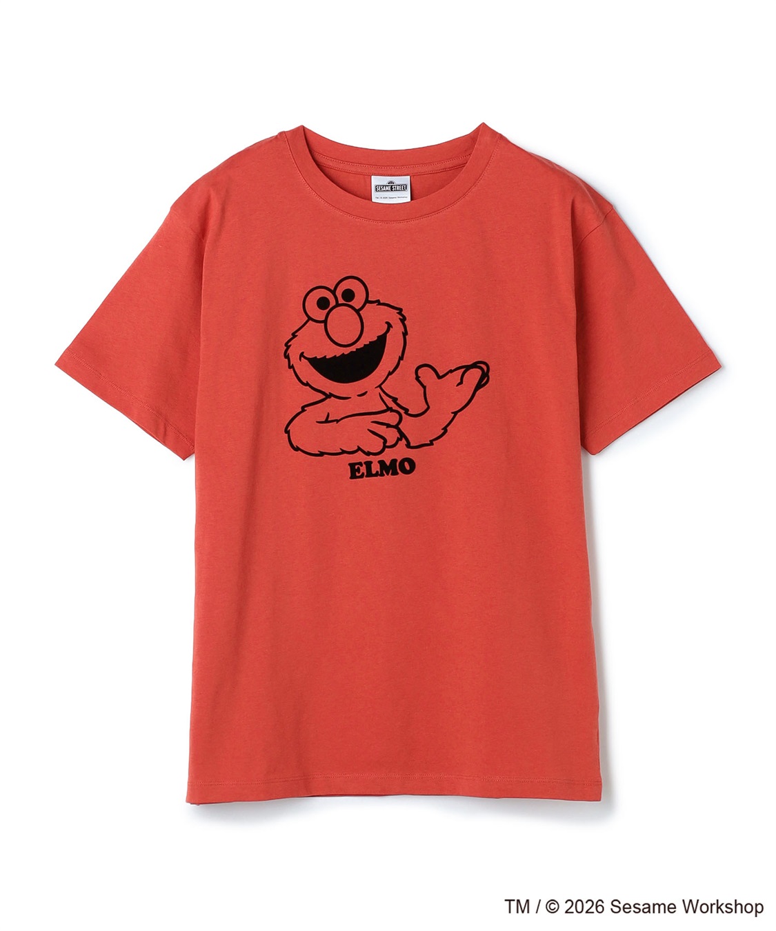chara station 【セサミストリート/SESAME STREET】エルモ/ELMOフロッキープリント半袖Tシャツ_sub_22