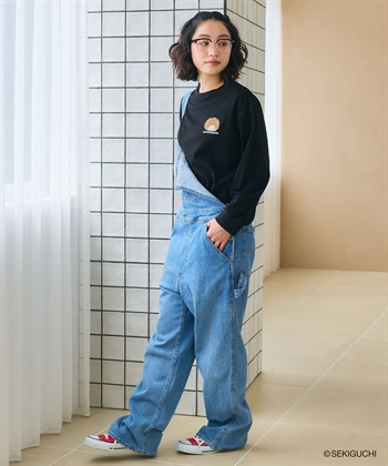chara station 【モンチッチ】ワンポイント刺繍ロンT_subthumb_16