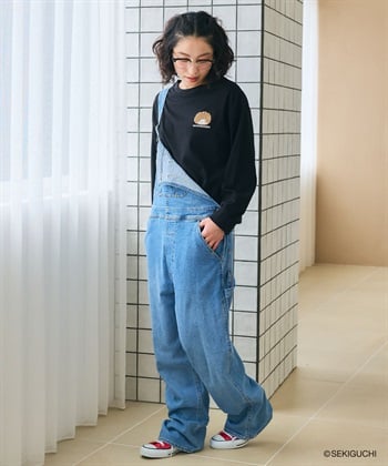 chara station 【モンチッチ】ワンポイント刺繍ロンT_subthumb_17