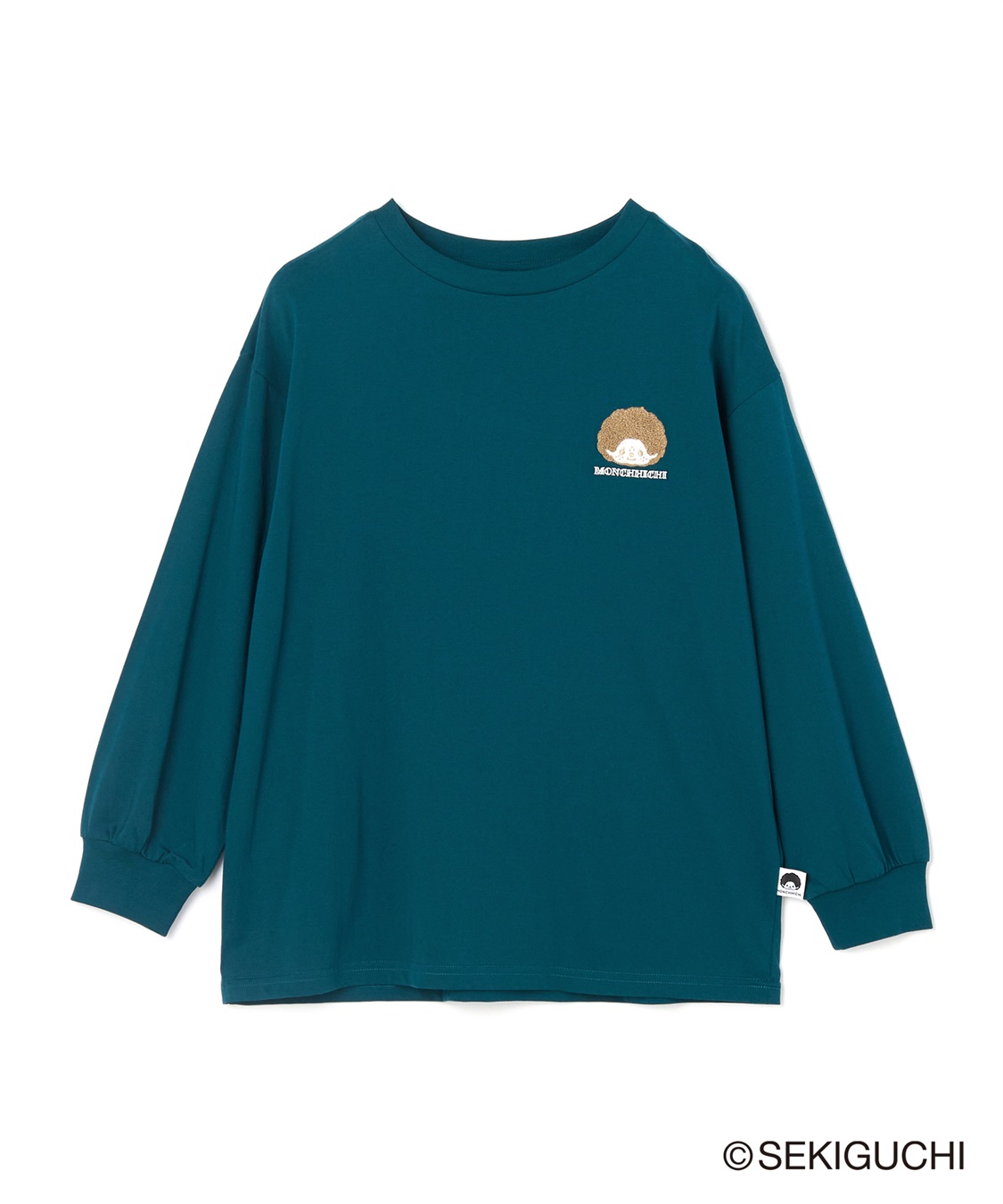 chara station 【モンチッチ】ワンポイント刺繍ロンT_sub_27