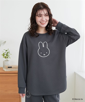 Life Style by cross marche 【miffy/ミッフィー】ワッフル刺繍ルームウェアトップス/パジャマ（上下別売り）（2026SS）_subthumb_2