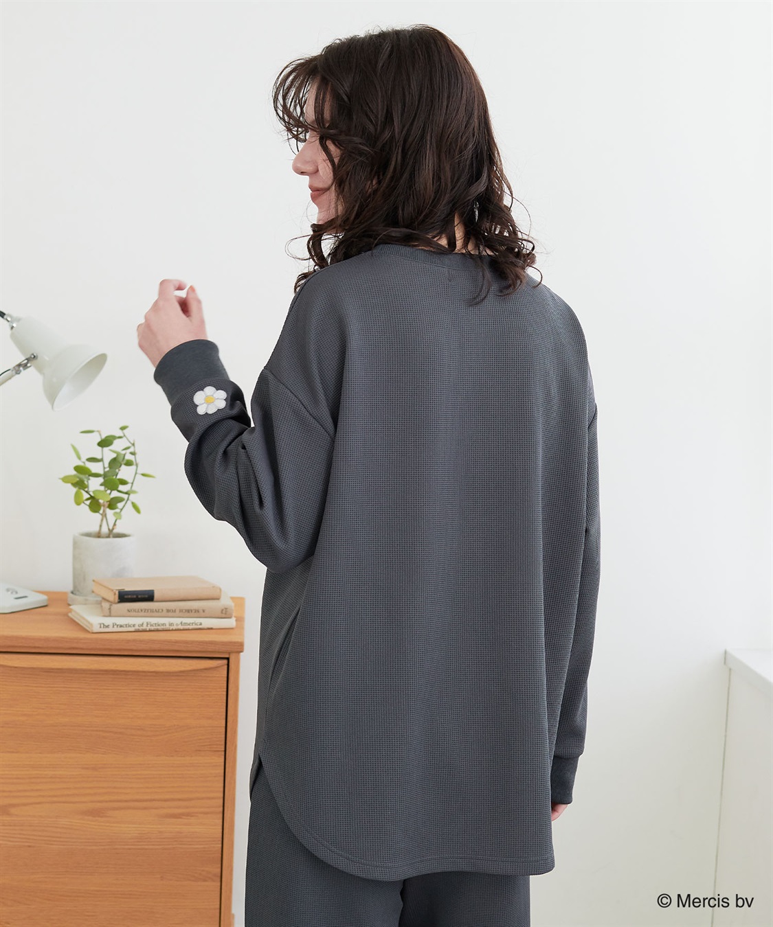 Life Style by cross marche 【miffy/ミッフィー】ワッフル刺繍ルームウェアトップス/パジャマ（上下別売り）（2026SS）_sub_4