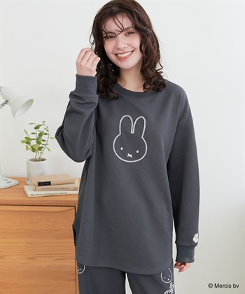 Life Style by cross marche 【miffy/ミッフィー】ワッフル刺繍ルームウェアトップス/パジャマ（上下別売り）（2026SS）_subthumb_6