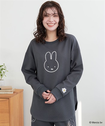 Life Style by cross marche 【miffy/ミッフィー】ワッフル刺繍ルームウェアトップス/パジャマ（上下別売り）（2026SS）_subthumb_7