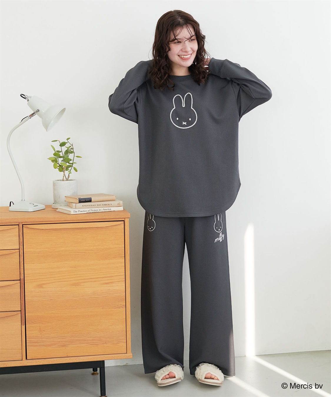 Life Style by cross marche 【miffy/ミッフィー】ワッフル刺繍ルームウェアトップス/パジャマ（上下別売り）（2026SS）_sub_11