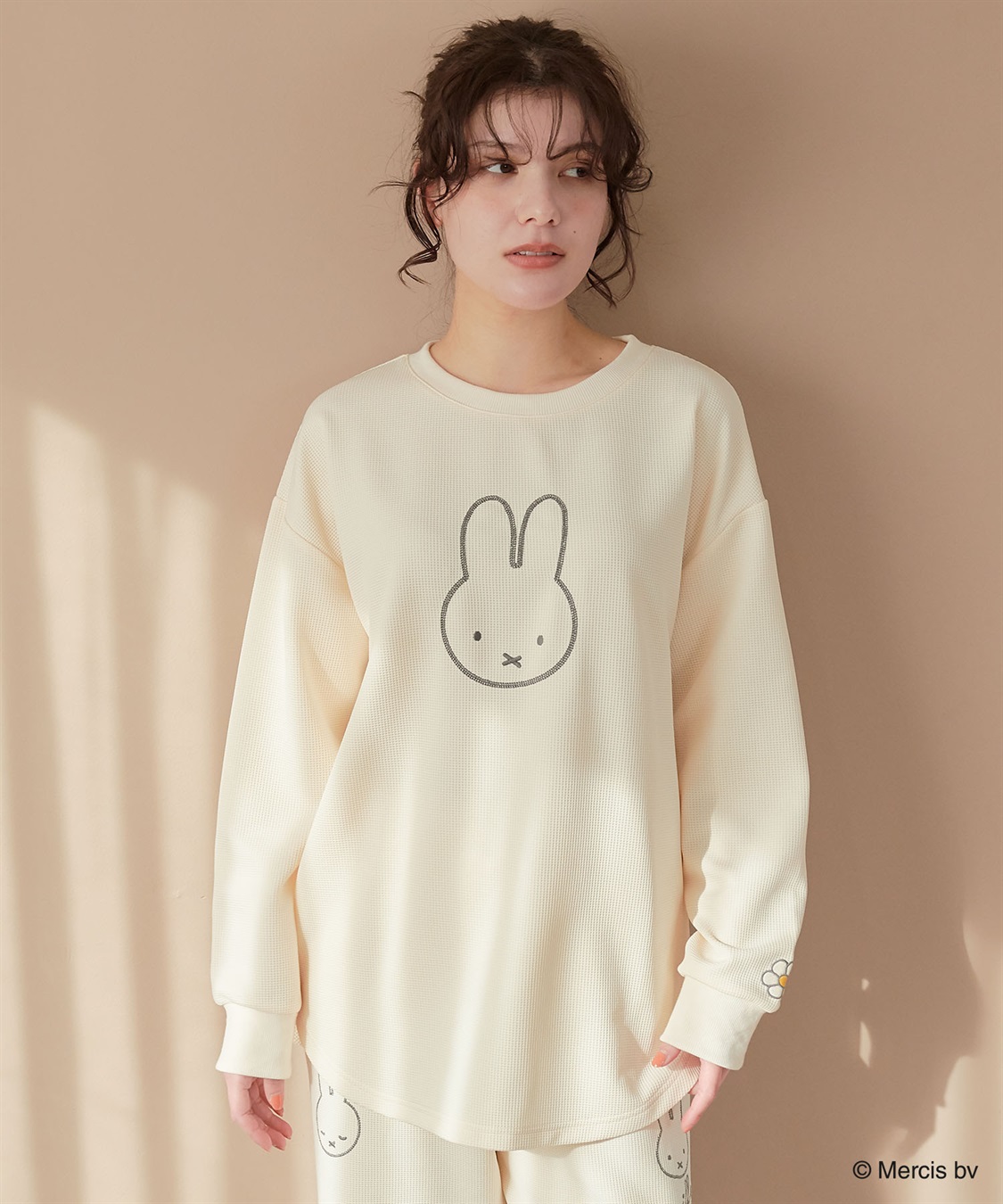 Life Style by cross marche 【miffy/ミッフィー】ワッフル刺繍ルームウェアトップス/パジャマ（上下別売り）（2026SS）_sub_17