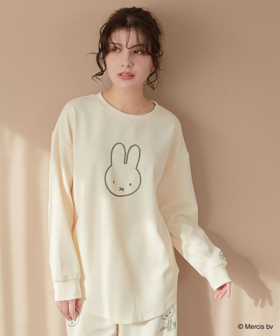 Life Style by cross marche 【miffy/ミッフィー】ワッフル刺繍ルームウェアトップス/パジャマ（上下別売り）（2026SS）_sub_18