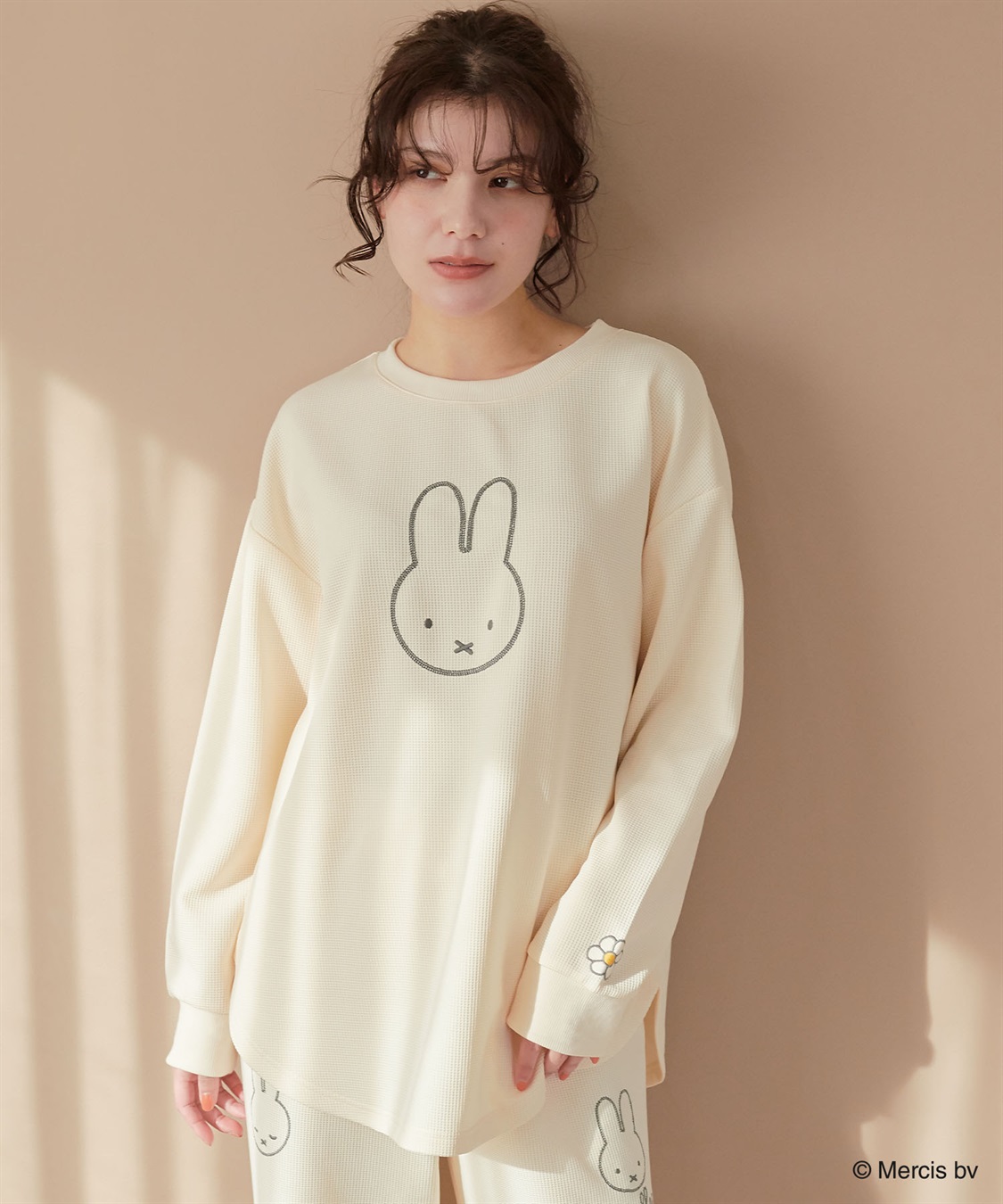 Life Style by cross marche 【miffy/ミッフィー】ワッフル刺繍ルームウェアトップス/パジャマ（上下別売り）（2026SS）_sub_19