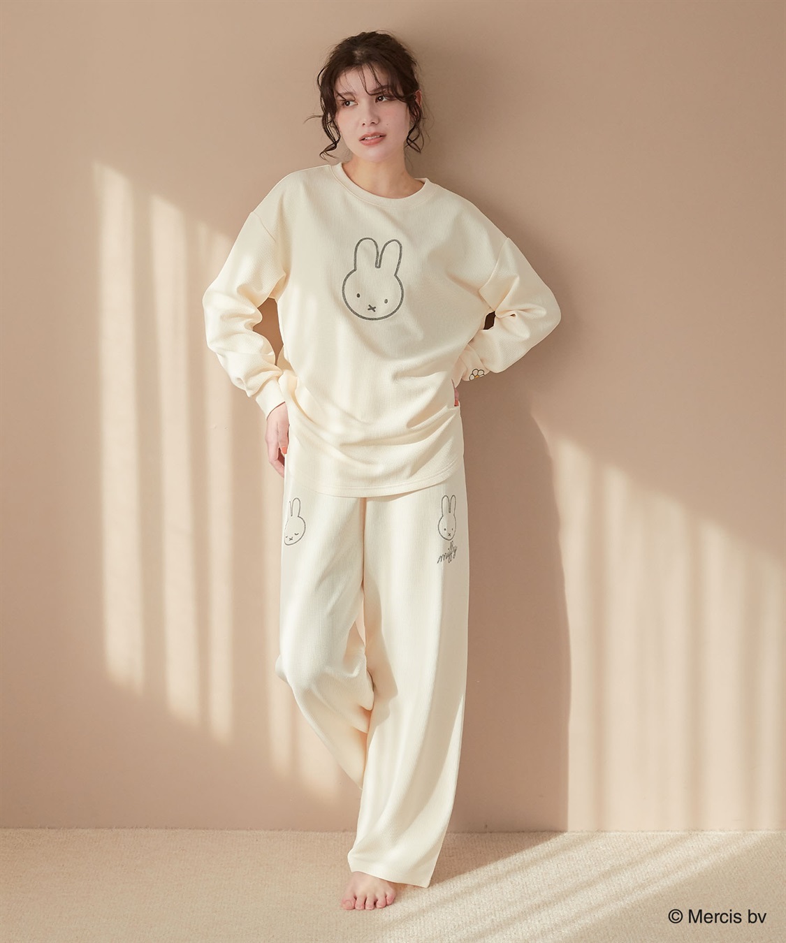 Life Style by cross marche 【miffy/ミッフィー】ワッフル刺繍ルームウェアトップス/パジャマ（上下別売り）（2026SS）_sub_22