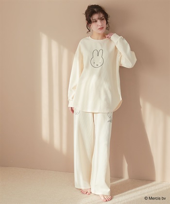 Life Style by cross marche 【miffy/ミッフィー】ワッフル刺繍ルームウェアトップス/パジャマ（上下別売り）（2026SS）_subthumb_24