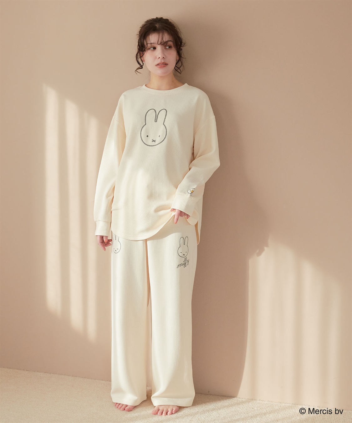 Life Style by cross marche 【miffy/ミッフィー】ワッフル刺繍ルームウェアトップス/パジャマ（上下別売り）（2026SS）_sub_26