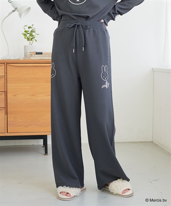 Life Style by cross marche 【miffy/ミッフィー】ワッフル刺繍ルームウェアパンツ/パジャマ（上下別売り）（2026SS）_subthumb_1