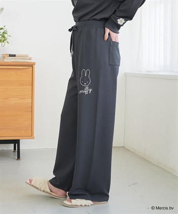 Life Style by cross marche 【miffy/ミッフィー】ワッフル刺繍ルームウェアパンツ/パジャマ（上下別売り）（2026SS）_subthumb_6