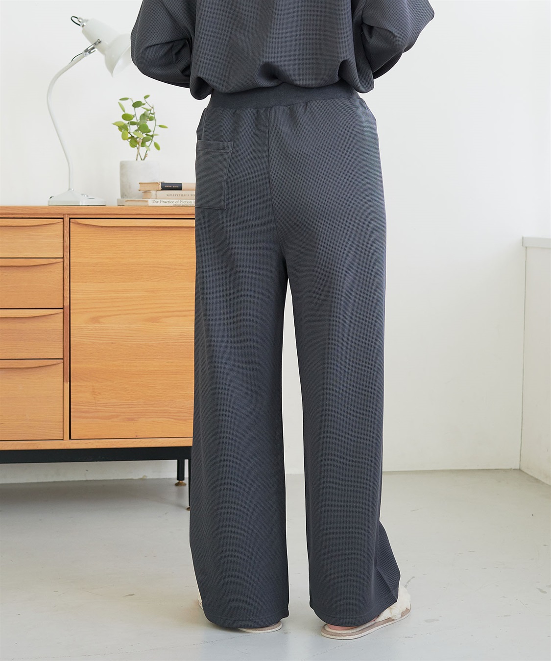 Life Style by cross marche 【miffy/ミッフィー】ワッフル刺繍ルームウェアパンツ/パジャマ（上下別売り）（2026SS）_sub_8