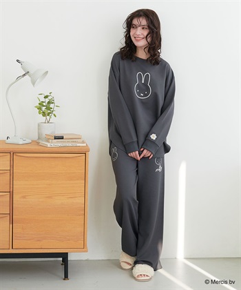 Life Style by cross marche 【miffy/ミッフィー】ワッフル刺繍ルームウェアパンツ/パジャマ（上下別売り）（2026SS）_subthumb_15
