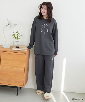 Life Style by cross marche 【miffy/ミッフィー】ワッフル刺繍ルームウェアパンツ/パジャマ（上下別売り）（2026SS）_subthumb_16