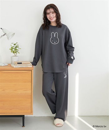 Life Style by cross marche 【miffy/ミッフィー】ワッフル刺繍ルームウェアパンツ/パジャマ（上下別売り）（2026SS）_subthumb_17