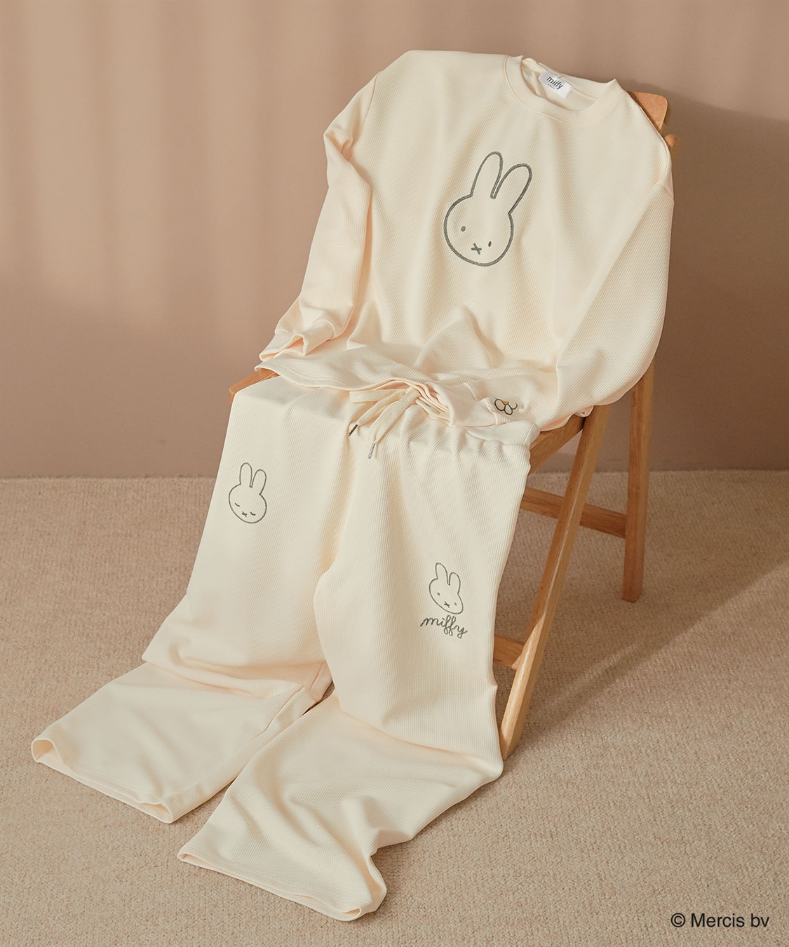 Life Style by cross marche 【miffy/ミッフィー】ワッフル刺繍ルームウェアパンツ/パジャマ（上下別売り）（2026SS）_sub_18