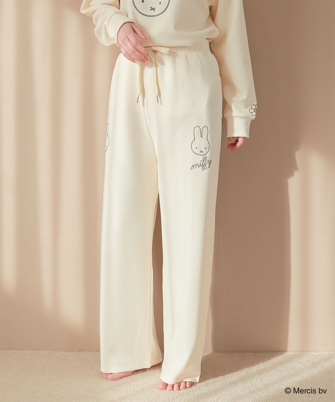 Life Style by cross marche 【miffy/ミッフィー】ワッフル刺繍ルームウェアパンツ/パジャマ（上下別売り）（2026SS）_sub_19