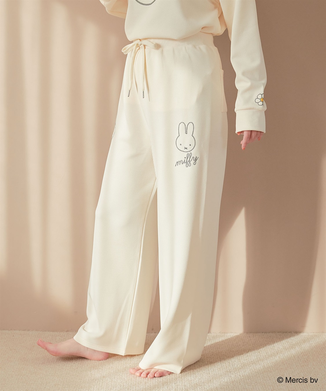 Life Style by cross marche 【miffy/ミッフィー】ワッフル刺繍ルームウェアパンツ/パジャマ（上下別売り）（2026SS）_sub_23