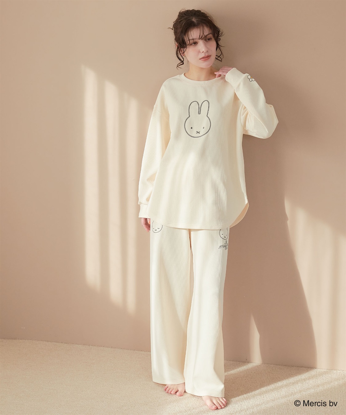 Life Style by cross marche 【miffy/ミッフィー】ワッフル刺繍ルームウェアパンツ/パジャマ（上下別売り）（2026SS）_sub_27