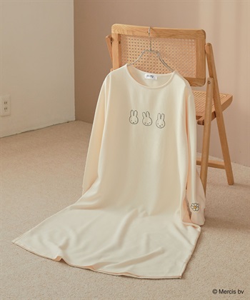 Life Style by cross marche 【miffy/ミッフィー】ワッフル刺繍ルームウェアワンピース/パジャマ（2026SS）_subthumb_2