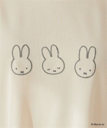 Life Style by cross marche 【miffy/ミッフィー】ワッフル刺繍ルームウェアワンピース/パジャマ（2026SS）_subthumb_12