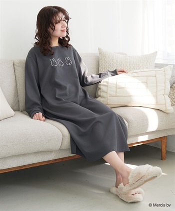 Life Style by cross marche 【miffy/ミッフィー】ワッフル刺繍ルームウェアワンピース/パジャマ（2026SS）_subthumb_15