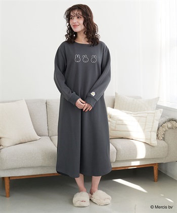 Life Style by cross marche 【miffy/ミッフィー】ワッフル刺繍ルームウェアワンピース/パジャマ（2026SS）_subthumb_17