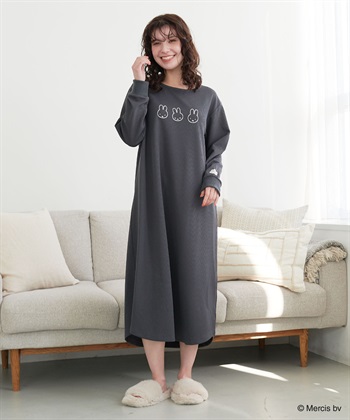 Life Style by cross marche 【miffy/ミッフィー】ワッフル刺繍ルームウェアワンピース/パジャマ（2026SS）_subthumb_20