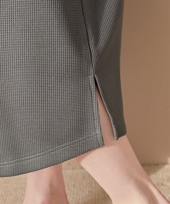 Life Style by cross marche 【PEANUTS/ピーナッツ】SNOOPY/スヌーピーワッフル刺繍ルームウェアワンピース/パジャマ（2026SS）_subthumb_19