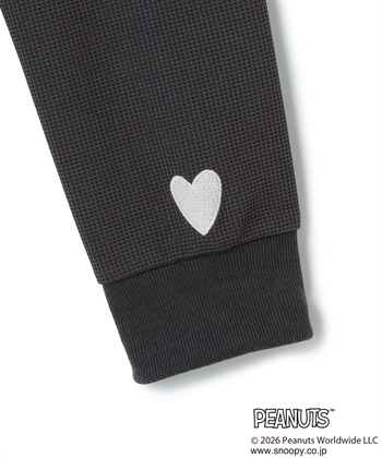 Life Style by cross marche 【PEANUTS/ピーナッツ】SNOOPY/スヌーピーワッフル刺繍ルームウェアワンピース/パジャマ（2026SS）_subthumb_27