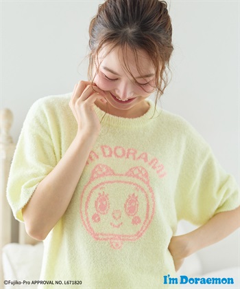 Life Style by cross marche 【Im Doraemon/アイム ドラえもん】もちふわsleepソフトエアニット半袖トップスルームウェア《ドラえもん/ドラミちゃん》◆上下別売り◆_subthumb_18