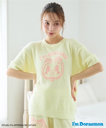 Life Style by cross marche 【Im Doraemon/アイム ドラえもん】もちふわsleepソフトエアニット半袖トップスルームウェア《ドラえもん/ドラミちゃん》◆上下別売り◆_subthumb_19