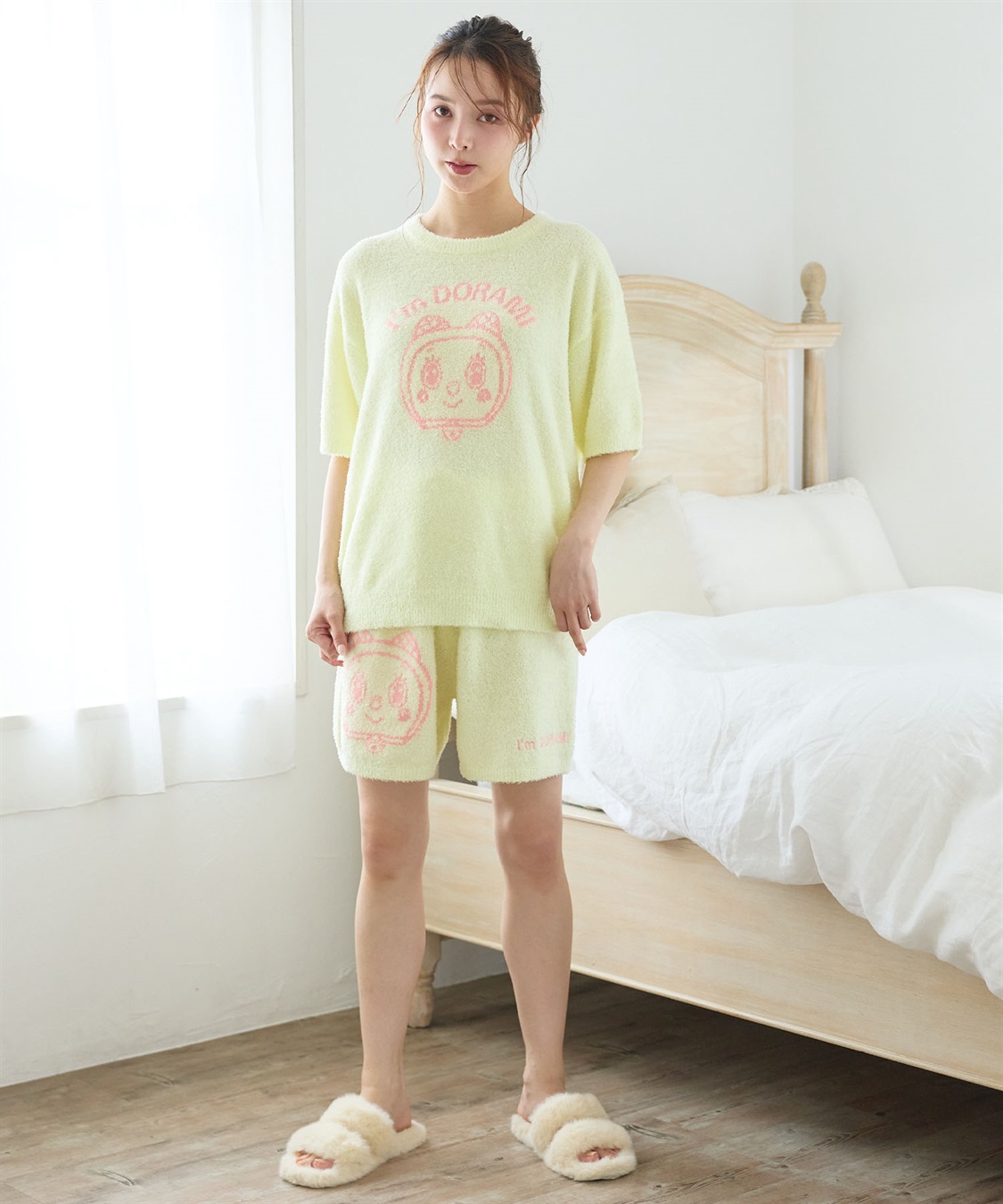 Life Style by cross marche 【Im Doraemon/アイム ドラえもん】もちふわsleepソフトエアニット半袖トップスルームウェア《ドラえもん/ドラミちゃん》◆上下別売り◆_sub_24