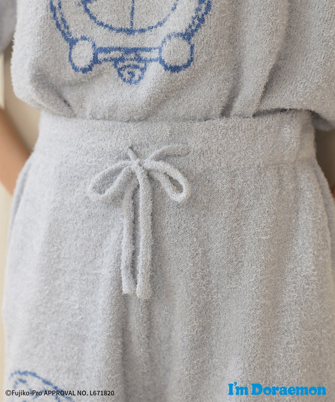 Life Style by cross marche 【I'm Doraemon/アイム ドラえもん】もちふわsleepソフトエアニットショートパンツルームウェア《ドラえもん/ドラミちゃん》◆上下別売り◆_sub_4