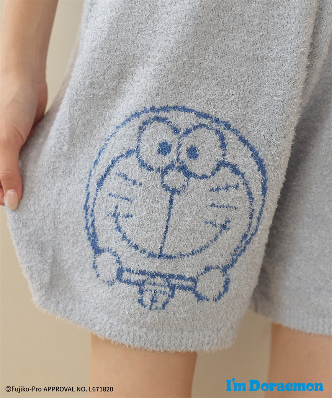 Life Style by cross marche 【I'm Doraemon/アイム ドラえもん】もちふわsleepソフトエアニットショートパンツルームウェア《ドラえもん/ドラミちゃん》◆上下別売り◆_sub_6