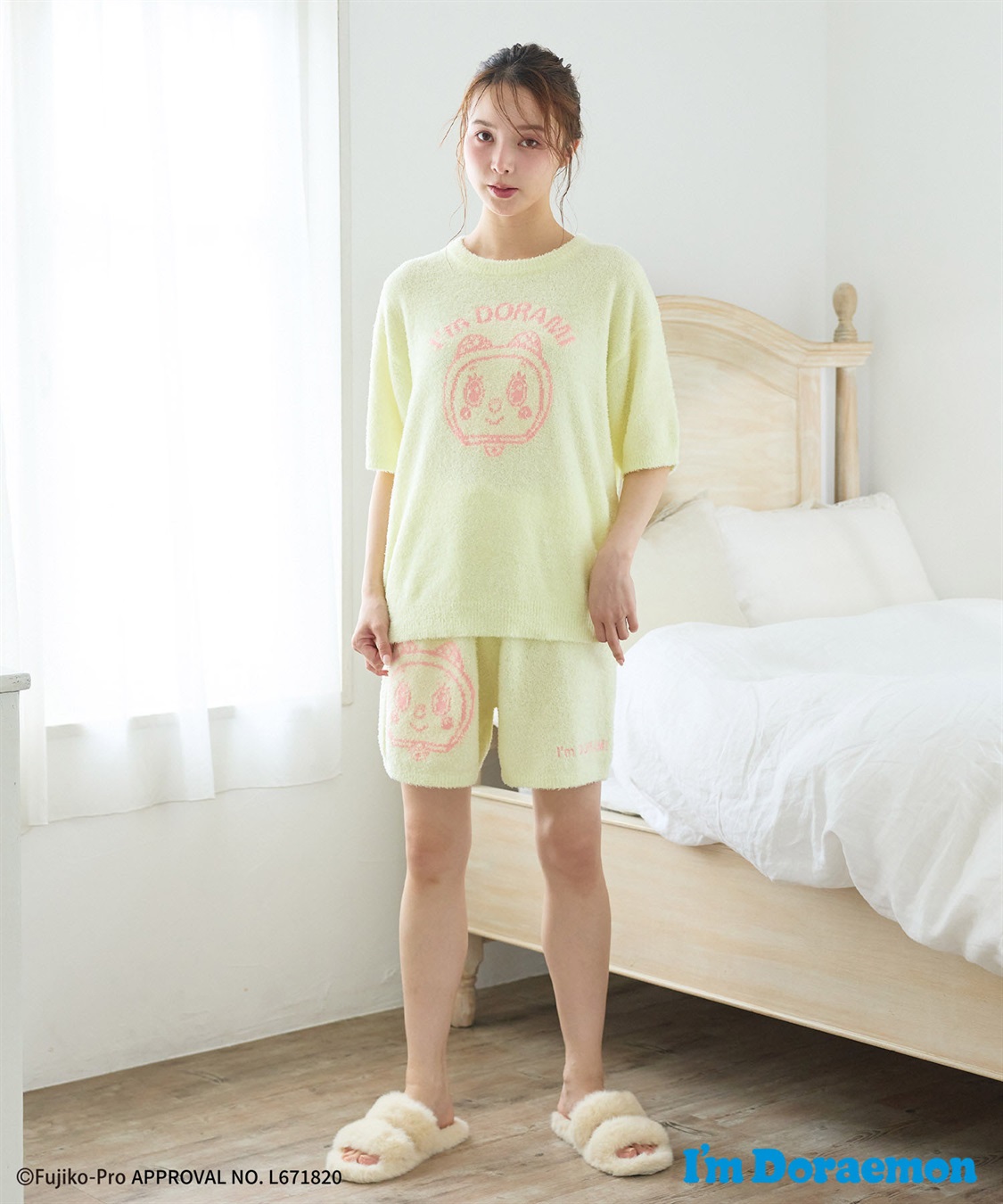 Life Style by cross marche 【I'm Doraemon/アイム ドラえもん】もちふわsleepソフトエアニットショートパンツルームウェア《ドラえもん/ドラミちゃん》◆上下別売り◆_sub_22